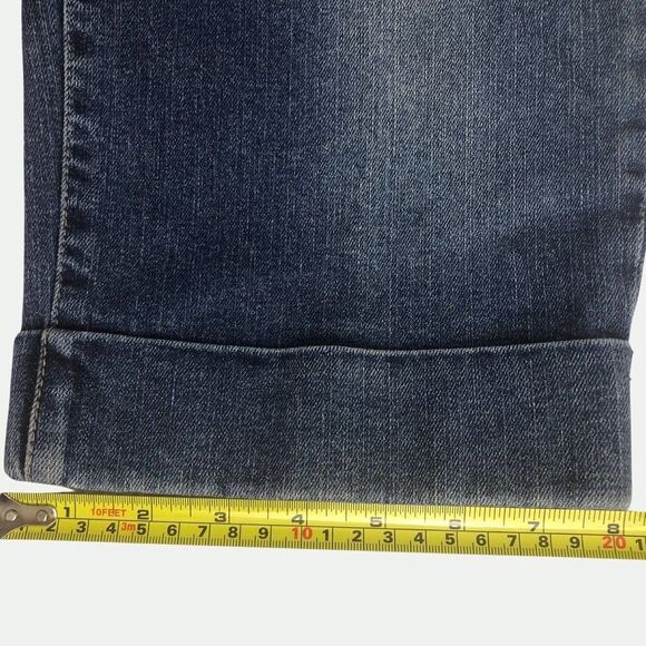 Tommy Jeans Size 3 Luy Luy Bermuda Denim Juniors Bermuda Cuffed Zipper Button - Picture 12 of 13